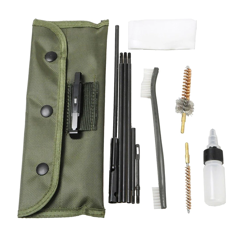 Hunting Accessories Portable Tool .223 caliber Rifle Carbine Cleaning Kit set Pouch for M16 5.56mm Great for Field Operations
Hunting Accessories Portable Tool .223 caliber Rifle Carbine Cleaning Kit set Pouch for M16 5.56mm Great for Field Operations