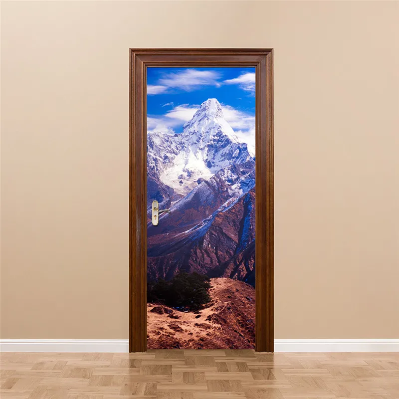 3D Self Adhesive Door Renovation Snow Mountain Landscape Sticker PVC Canvas Poster Print Picture Waterproof Modern Home Decor
3D Self Adhesive Door Renovation Snow Mountain Landscape Sticker PVC Canvas Poster Print Picture Waterproof Modern Home Decor