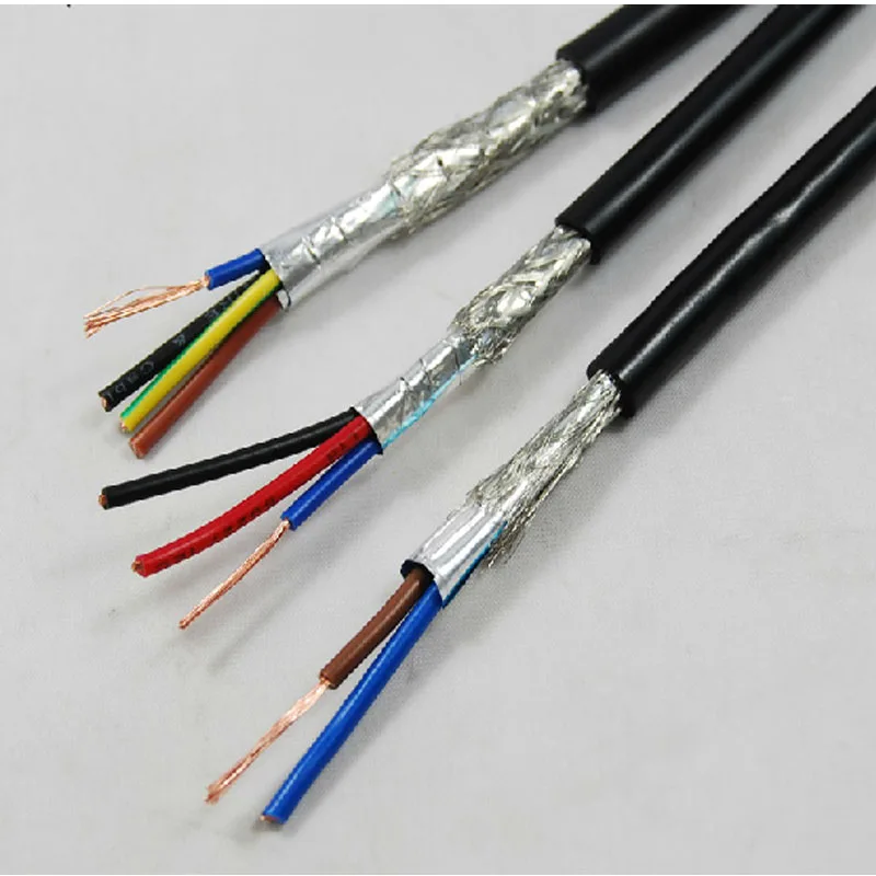 Farrow Cable RVVP, 1m High quality 0.5^mm2 3 cores Shielded Cable for spindle, inverter and stepper motors, electrical cables
Farrow Cable RVVP, 1m High quality 0.5^mm2 3 cores Shielded Cable for spindle, inverter and stepper motors, electrical cables