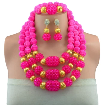 Rose Bead Nigerian Wedding African Beads Jewelry Set Ball Crystal Beads Jewelry Set Free Shipping
Rose Bead Nigerian Wedding African Beads Jewelry Set Ball Crystal Beads Jewelry Set Free Shipping