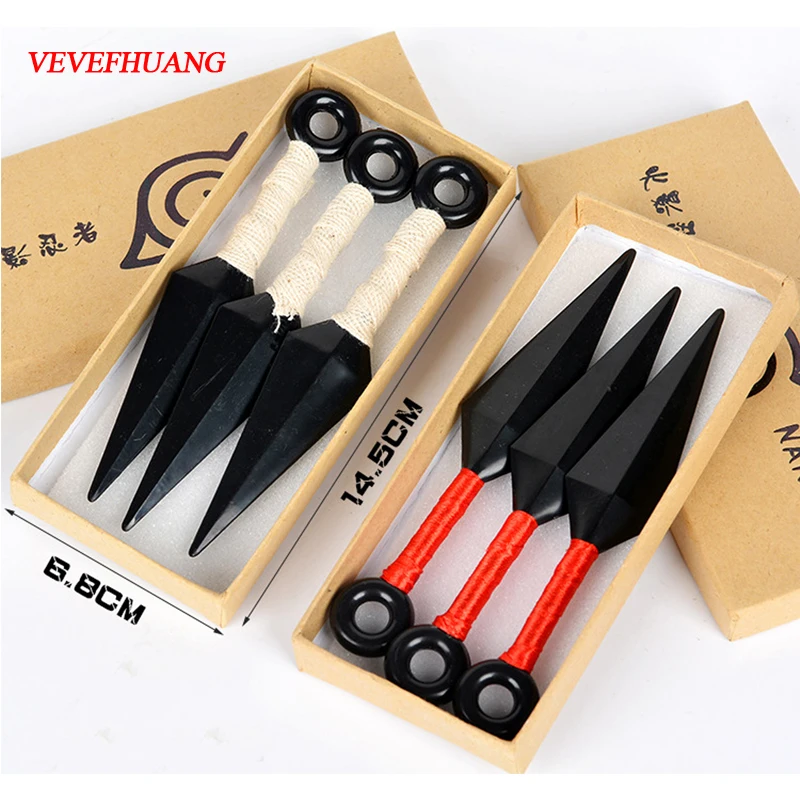 VEVEFHUANG 3PCS Anime Naruto Ninja Uzumaki Kunai Shuriken Throwing Weapon Props Cosplay Toy
VEVEFHUANG 3PCS Anime Naruto Ninja Uzumaki Kunai Shuriken Throwing Weapon Props Cosplay Toy