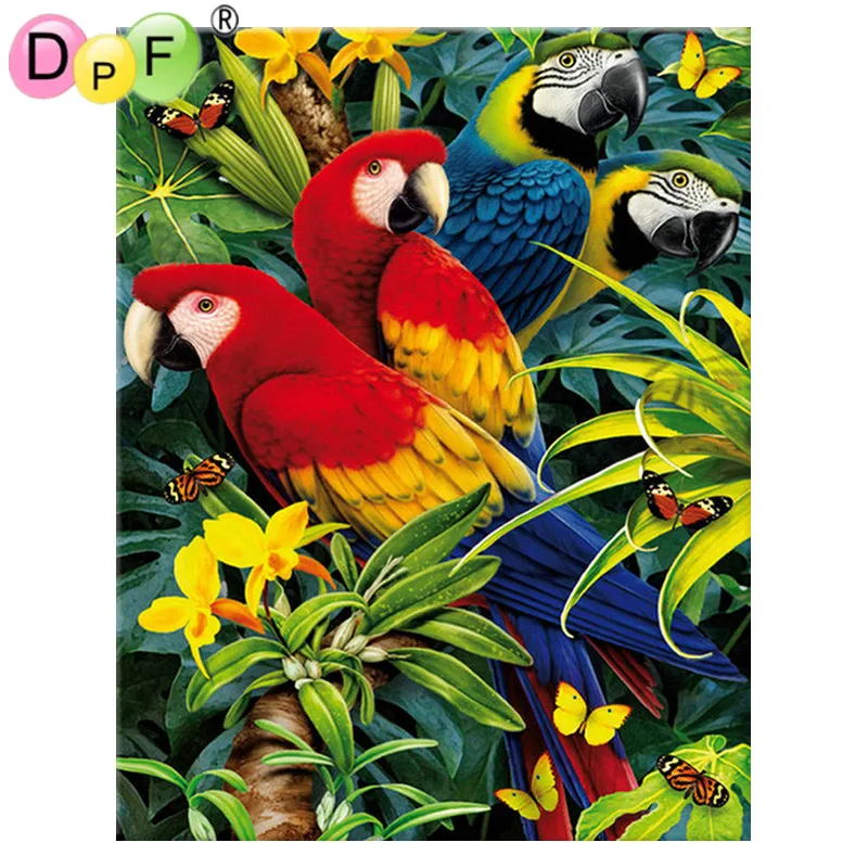 DPF 5D Diy Diamond Painting Parrot Full square Resin Cross Stitch Diamont Painting Embroidery Mosaic Home Decoration
DPF 5D Diy Diamond Painting Parrot Full square Resin Cross Stitch Diamont Painting Embroidery Mosaic Home Decoration