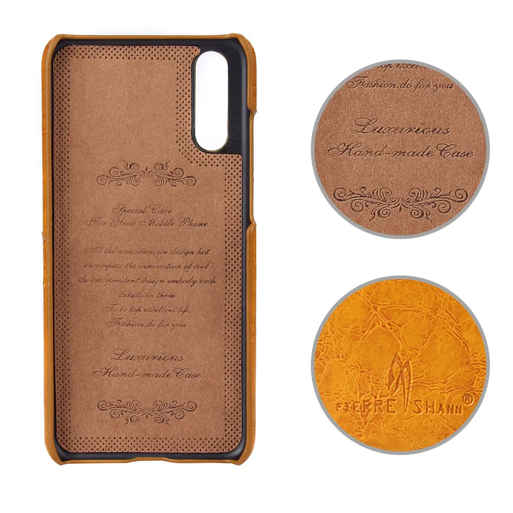 Ascromy For Huawei P20 Case Leather Card Holder Wallet Phone Back Hard Case Cover For Huawei P20 CardHolder Fundas Accessories (15)