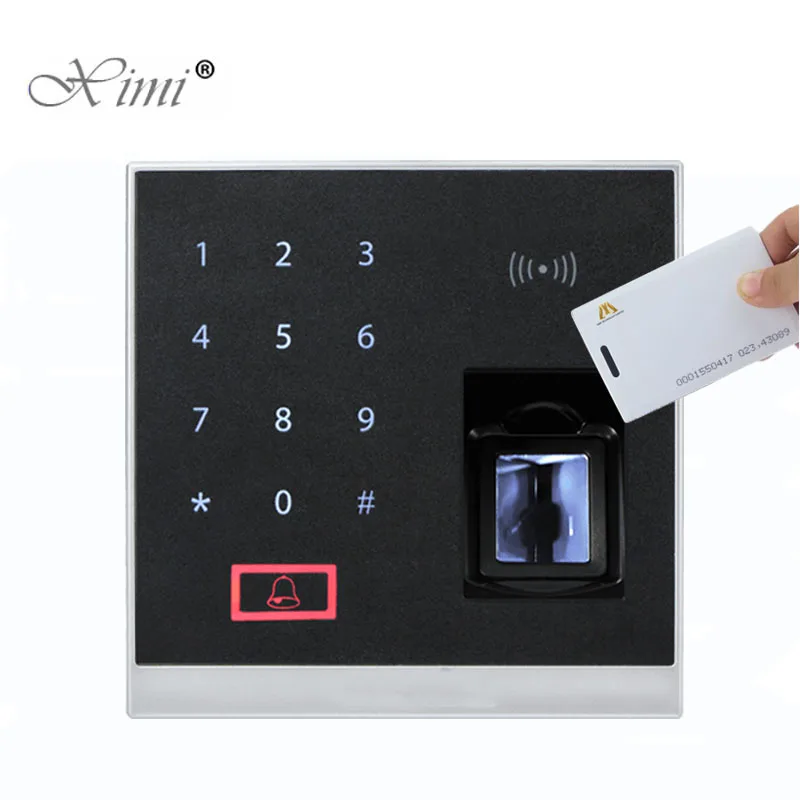 Fingerprint Access Control With 125KHZ RFID Card Reader ZK X8-BT Biometric Fingerprint Access Control System Supports Bluetooth
Fingerprint Access Control With 125KHZ RFID Card Reader ZK X8-BT Biometric Fingerprint Access Control System Supports Bluetooth