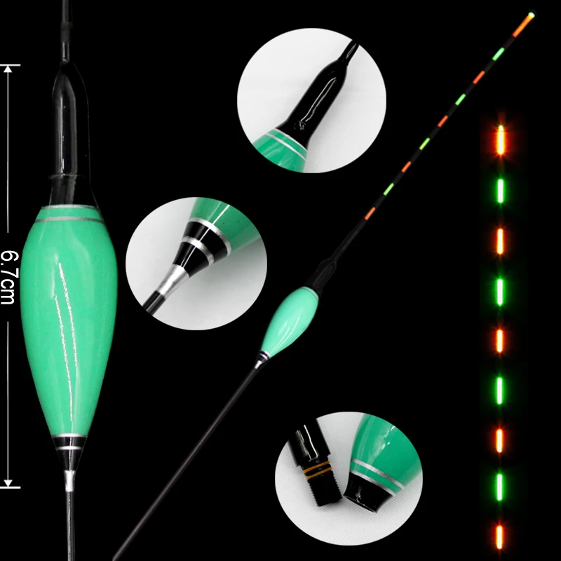 WLPFISHING Fishing Float High Brightness Luminous Floaters High Sensible Electronic Floats Excellent Fishing Fishing Bobbers
WLPFISHING Fishing Float High Brightness Luminous Floaters High Sensible Electronic Floats Excellent Fishing Fishing Bobbers