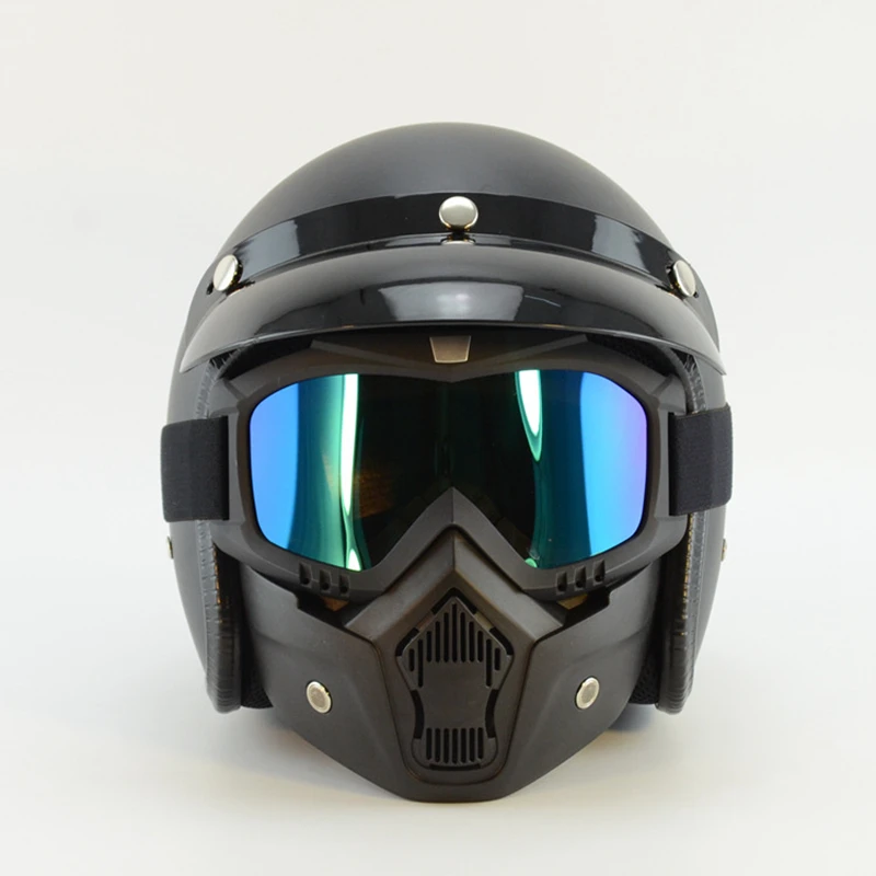 MotoLovee Hot Sale Modular Mask Detachable Goggles And Mouth Filter Perfect For Open Face Motorcycle Half Helmet Vintage Helmet
MotoLovee Hot Sale Modular Mask Detachable Goggles And Mouth Filter Perfect For Open Face Motorcycle Half Helmet Vintage Helmet