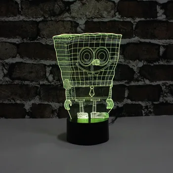 YJM-2849 SpongeBob Cartoon Shape Night Light Baby Gift Lighting Lamp with energy save feature and 7 changed color
YJM-2849 SpongeBob Cartoon Shape Night Light Baby Gift Lighting Lamp with energy save feature and 7 changed color
