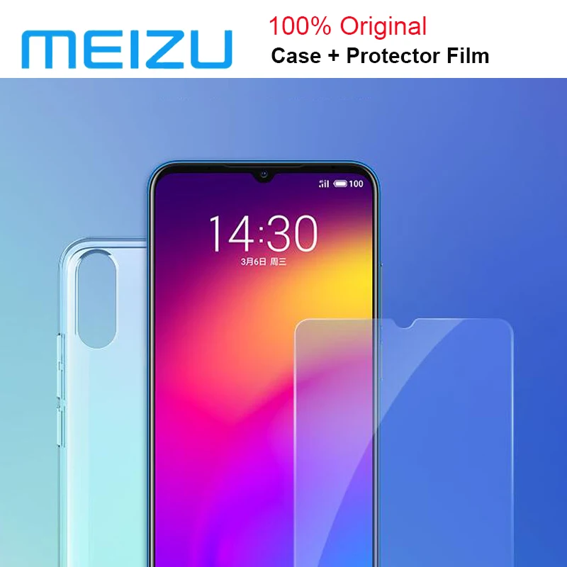 Оригинальный чехол для Meizu 16X с полной защитой Жесткий ПК чехлы телефонов M9 M8 M6 Note 8