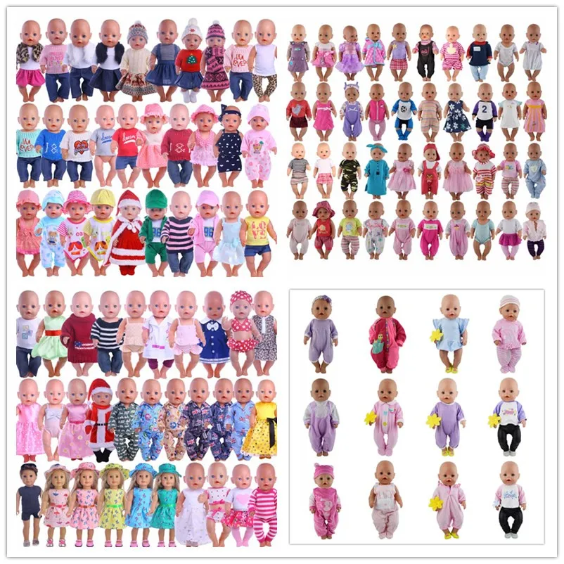 20pcs/set doll outfit set for 18 inch baby dolls clothes for 18" 43cm bebe new born doll accessory baby girl gifts
20pcs/set doll outfit set for 18 inch baby dolls clothes for 18" 43cm bebe new born doll accessory baby girl gifts