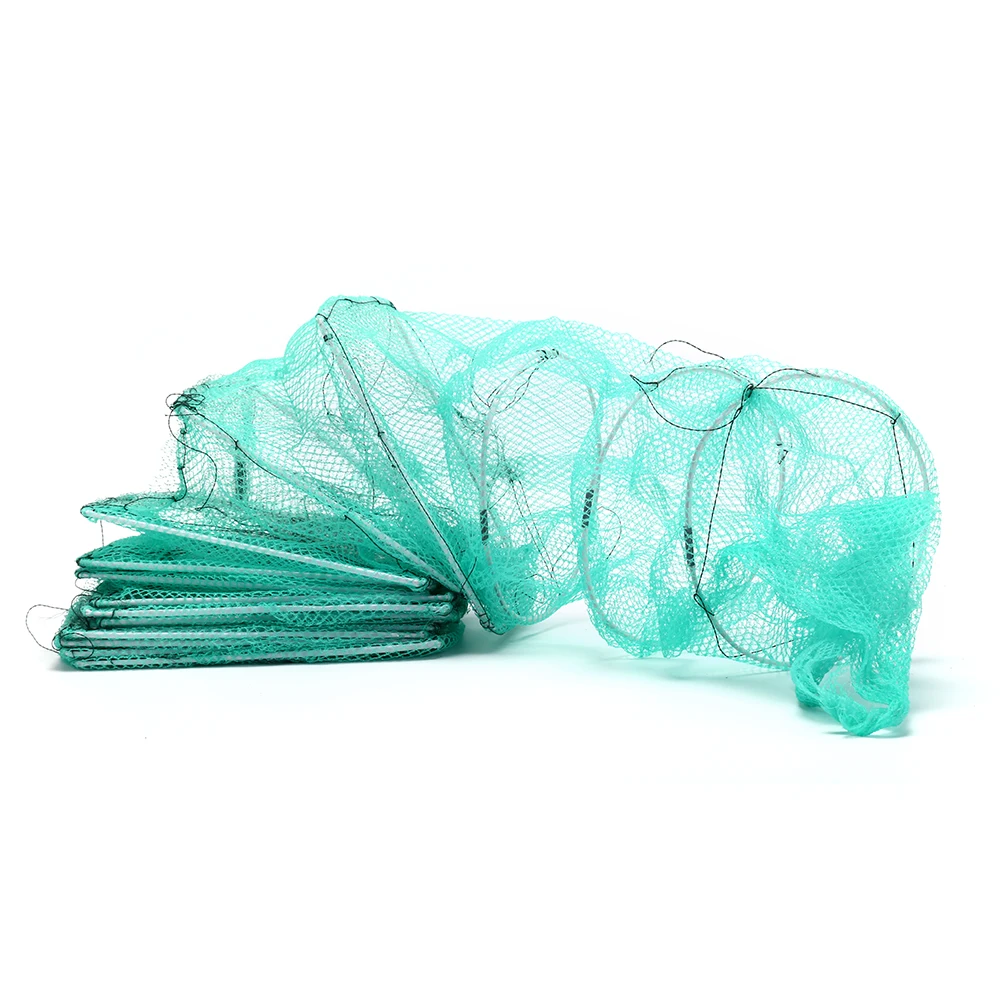 1PC Nylon Fishing Net Foldable 19 intervals Crab Crayfish Lobster Catcher Live Trap Fish Net Eel Prawn Shrimp Lure Nets 3/3.3M
1PC Nylon Fishing Net Foldable 19 intervals Crab Crayfish Lobster Catcher Live Trap Fish Net Eel Prawn Shrimp Lure Nets 3/3.3M