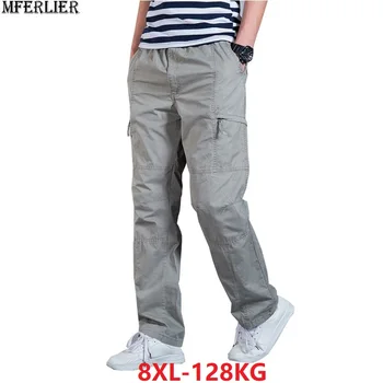 Men safari cargo pants 8XL pocket autumn out door cotton casual plus large size big 6XL Stretch Straight trousers elasticity 46
Men safari cargo pants 8XL pocket autumn out door cotton casual plus large size big 6XL Stretch Straight trousers elasticity 46