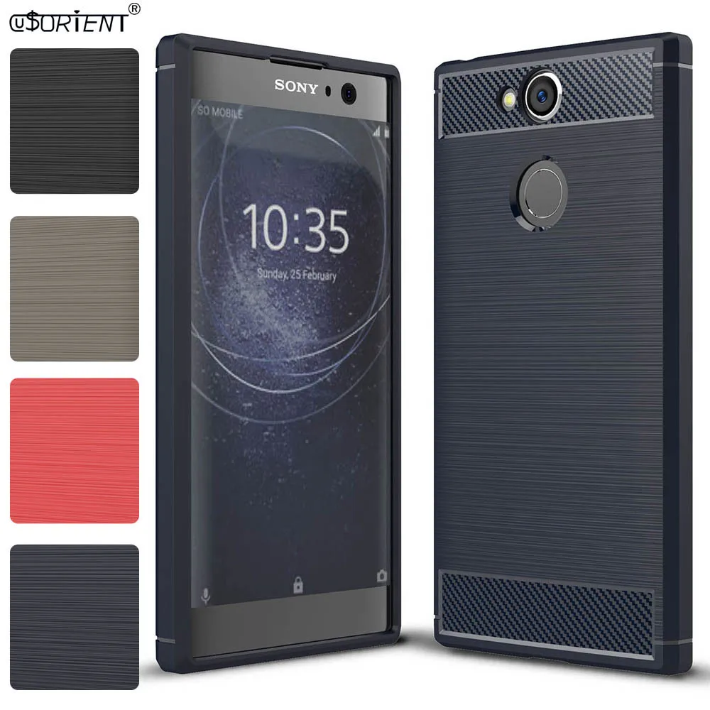 For Sony Xperia XA2 Carbon Fiber Bumper Case XperiaXA2 H4113 H4133 H3113 H3123 H3133 Soft Silicone Shockproof Phone Cover Funda
For Sony Xperia XA2 Carbon Fiber Bumper Case XperiaXA2 H4113 H4133 H3113 H3123 H3133 Soft Silicone Shockproof Phone Cover Funda