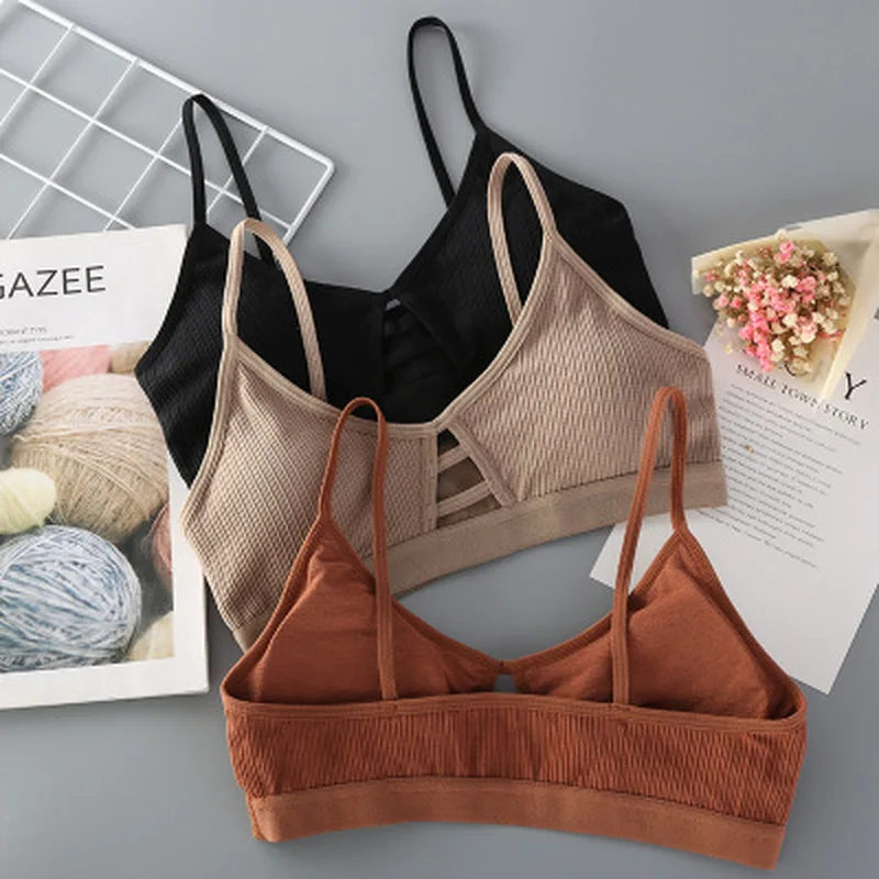 Women Cotton Bra Underwear Seamless Tube Top Brassiere Front Hollow Out Lingerie Wire Free Intimates
Women Cotton Bra Underwear Seamless Tube Top Brassiere Front Hollow Out Lingerie Wire Free Intimates