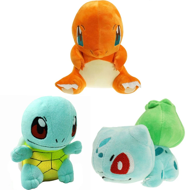High Quality Pikachu Soft Stuffed Cosplay Plush Toys 6" 15cm Anime Cute Bulbasaur Squirtle Charmander For Children Peluche Dolls
High Quality Pikachu Soft Stuffed Cosplay Plush Toys 6" 15cm Anime Cute Bulbasaur Squirtle Charmander For Children Peluche Dolls