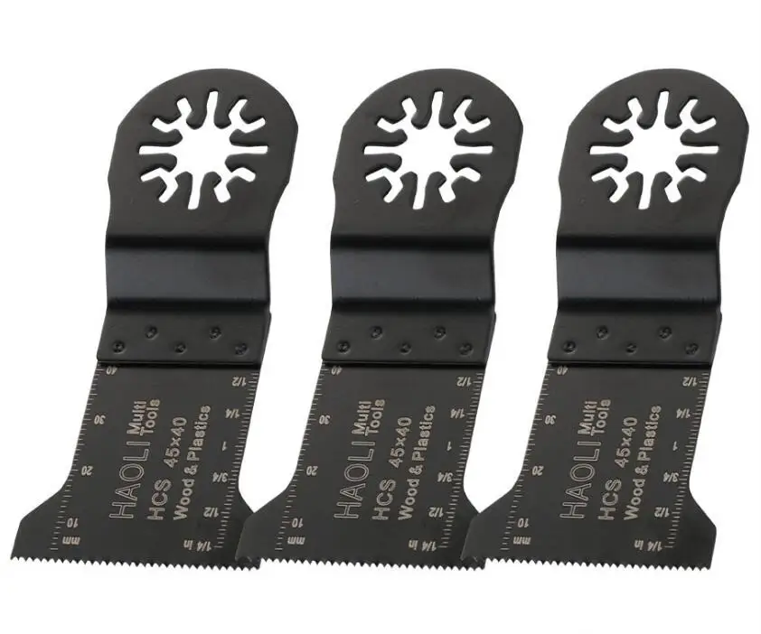 FREE SHIPPING 3pc 45mm HCS E-cut standard Oscillating MultiTool saw blade fit for Makita,AEG,Fein and most brands of multi-tool
FREE SHIPPING 3pc 45mm HCS E-cut standard Oscillating MultiTool saw blade fit for Makita,AEG,Fein and most brands of multi-tool
