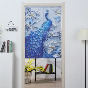 Peacock Tapestry waterproof linen fitting room dressing room fabric curtain Partition curtain Japanese door curtain custom
Peacock Tapestry waterproof linen fitting room dressing room fabric curtain Partition curtain Japanese door curtain custom