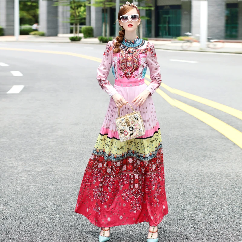 Spring/summer dress in Europe and the high-end brand high-quality goods long-sleeved favors national wind restoring ancient ways
Spring/summer dress in Europe and the high-end brand high-quality goods long-sleeved favors national wind restoring ancient ways