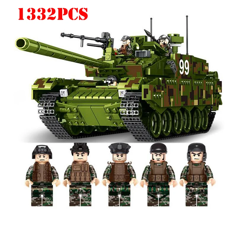 Military World War Weapon 99 Main Battle Tank Building Blocks Compatible Legoing Technic Bricks Educational Toys For Children
Military World War Weapon 99 Main Battle Tank Building Blocks Compatible Legoing Technic Bricks Educational Toys For Children