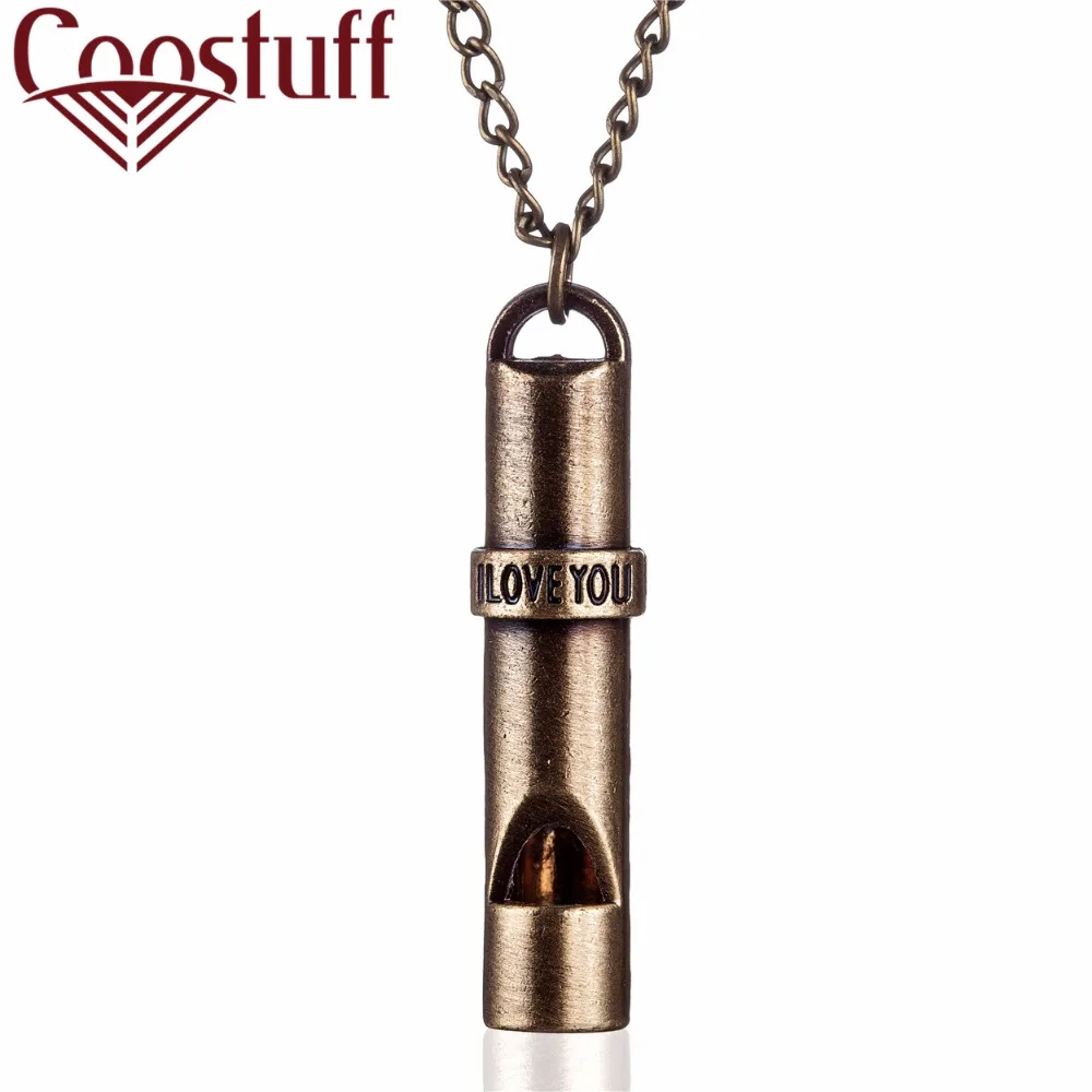 Men necklace whistle "I LOVE YOU" Women necklaces & pendants Vintage Jewelry statement necklace collier Choker collares collar
Men necklace whistle "I LOVE YOU" Women necklaces & pendants Vintage Jewelry statement necklace collier Choker collares collar