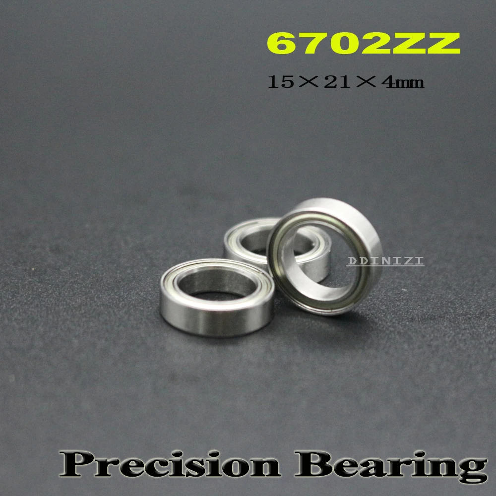 6702ZZ Bearing 15*21*4 mm ABEC-1 Slim Thin Section 6702 Z ZZ Ball Bearings 61702 ZZ 6702z (10 PCS)
6702ZZ Bearing 15*21*4 mm ABEC-1 Slim Thin Section 6702 Z ZZ Ball Bearings 61702 ZZ 6702z (10 PCS)