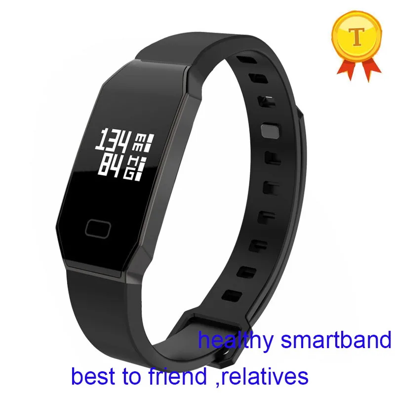 new product Heart-rate monitor waterproof bluetooth fitness smart bracelet with blood pressure band for samsung s8 | Электроника