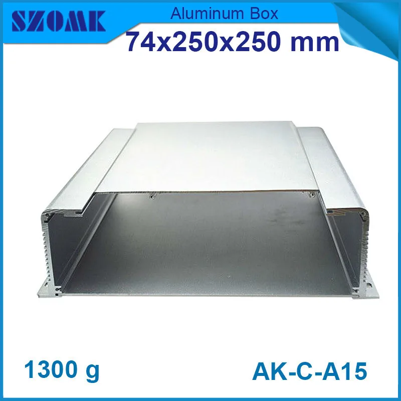 szomk aluminum profiles (10pcs) diy electrical industrial housing big grey junction housing 74*250*250mm
szomk aluminum profiles (10pcs) diy electrical industrial housing big grey junction housing 74*250*250mm