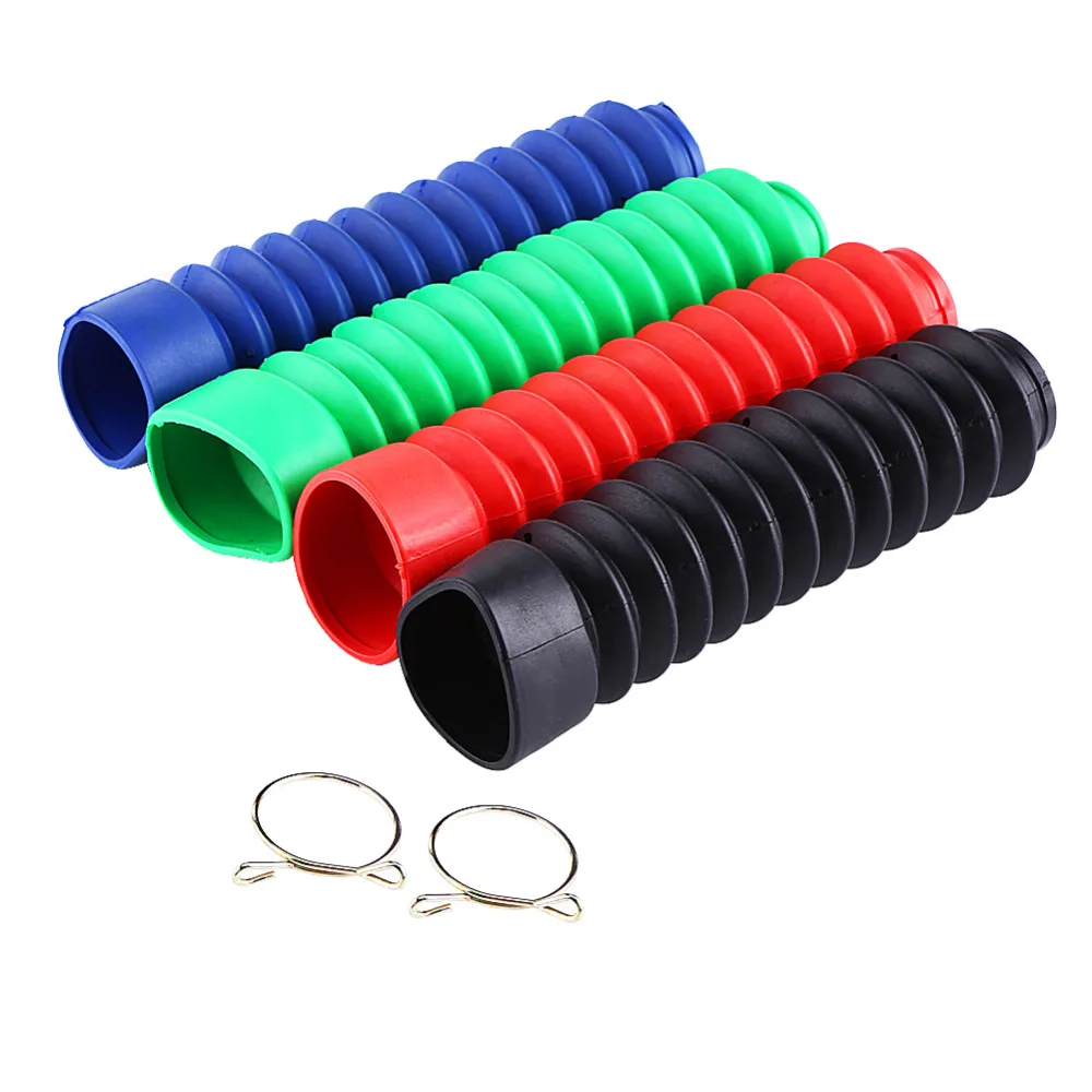 205x42mm Motorcycle Front Fork Cover Gaiters Gators Boots Shock Damping Dust Cover Shock Absorber Cover Motocicleta Accessories
205x42mm Motorcycle Front Fork Cover Gaiters Gators Boots Shock Damping Dust Cover Shock Absorber Cover Motocicleta Accessories