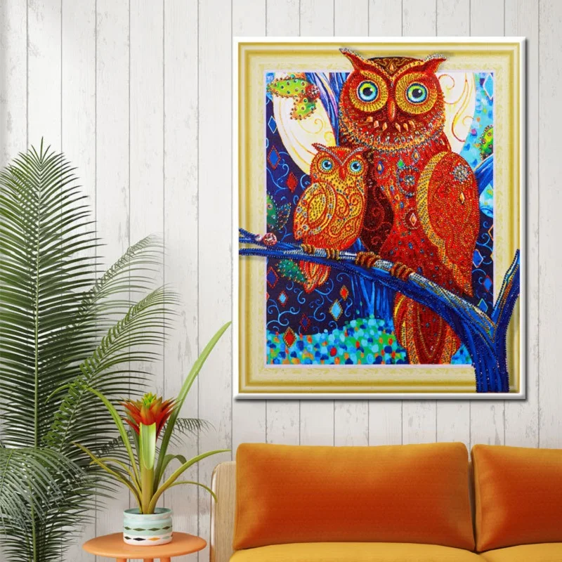 5D DIY Diamond Painting, Special Shaped Diamond Painting, Diamond Embroidery, Partial Round Drill, Cross Stitch, Owl
5D DIY Diamond Painting, Special Shaped Diamond Painting, Diamond Embroidery, Partial Round Drill, Cross Stitch, Owl