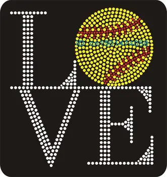 Love Softball 25pcs/Lot, free shipping, hot fix motif, rhinestone transfer, iron on motif,wholesale price
Love Softball 25pcs/Lot, free shipping, hot fix motif, rhinestone transfer, iron on motif,wholesale price