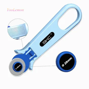 Rotary cutter with a 28 mm blade , Fabric Cutting Tool Leather Paper Vinyl strips Rotary Cutter
Rotary cutter with a 28 mm blade , Fabric Cutting Tool Leather Paper Vinyl strips Rotary Cutter