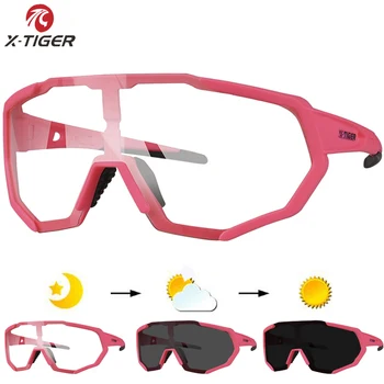 X-TIGER Photochromic Cycling Eyewear Bicycle Glasses MTB Bike Bicycle Riding Fishing Cycling Sunglasses For Man Women
X-TIGER Photochromic Cycling Eyewear Bicycle Glasses MTB Bike Bicycle Riding Fishing Cycling Sunglasses For Man Women