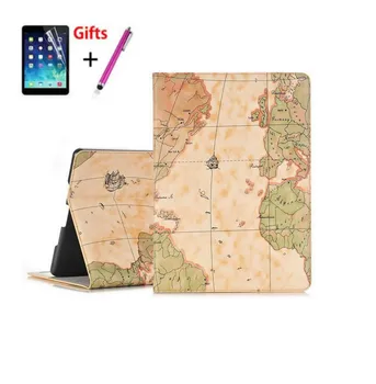 Slim Flip Stand case For iPad Air A1474/A1475/A14 funda tablet Retro Map style case for Apple iPad Air 1 iPad 5 9.7 inch + Gifts
Slim Flip Stand case For iPad Air A1474/A1475/A14 funda tablet Retro Map style case for Apple iPad Air 1 iPad 5 9.7 inch + Gifts