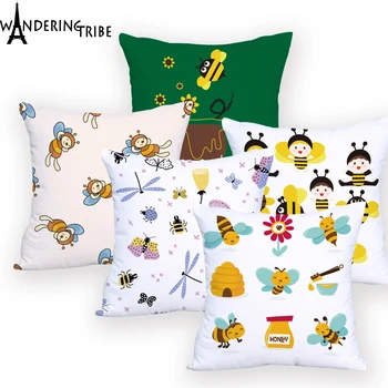 Tiger Bee Cushion Covers Decorativos for Office Custom Warm Pouf Pillows Animal Throw Pillows Home Sofa Soft Wholesaler
Tiger Bee Cushion Covers Decorativos for Office Custom Warm Pouf Pillows Animal Throw Pillows Home Sofa Soft Wholesaler