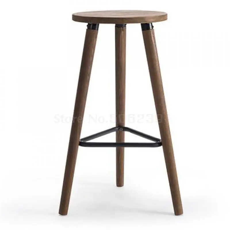 Real Wood Chair Foot Stool Bar Chair Contracted Modern Coffee Shop Business Hall Bar Stool
Real Wood Chair Foot Stool Bar Chair Contracted Modern Coffee Shop Business Hall Bar Stool