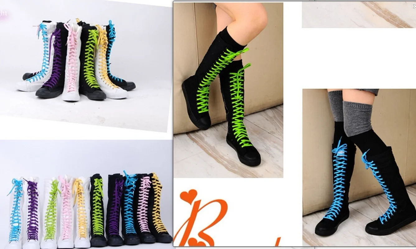 PUNK Women Rock Boot Girls Shoes Sneaker Knee High Zip Laces Up Revit Boots Black
PUNK Women Rock Boot Girls Shoes Sneaker Knee High Zip Laces Up Revit Boots Black