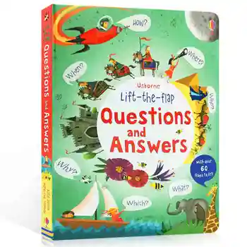 Usborne lift-the-flap Questiones and Answers original English Educational Picture Books Baby Childhood learning reading gift
Usborne lift-the-flap Questiones and Answers original English Educational Picture Books Baby Childhood learning reading gift