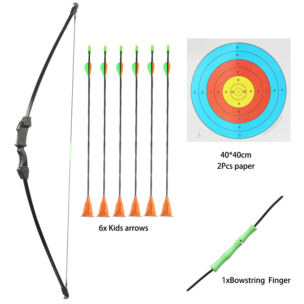 Archery Bow and Arrow Set Takedown Recurve Bow Outdoor Sports Game Hunting Toy Gift Kids Bow Set with 6 sucker arrow and target
Archery Bow and Arrow Set Takedown Recurve Bow Outdoor Sports Game Hunting Toy Gift Kids Bow Set with 6 sucker arrow and target