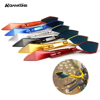 Aluminum Motorcycle Rearview Mirrors Blue Glass Rear View Side Mirror Universal For KTM Z250 Z750 EX-300 R6 Kawasaki Z1000 Z800
Aluminum Motorcycle Rearview Mirrors Blue Glass Rear View Side Mirror Universal For KTM Z250 Z750 EX-300 R6 Kawasaki Z1000 Z800