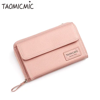 Ladies pu one-shoulder hand wallet large-capacity mobile phone bag Korean version of the Messenger bag
Ladies pu one-shoulder hand wallet large-capacity mobile phone bag Korean version of the Messenger bag