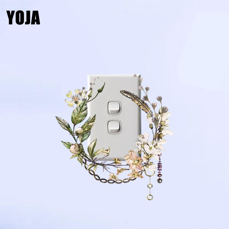 YOJA Home Decorative Artistical Flowers Plant Ring Fashion Design Switch Sticker Wall Decal PVC 13SS0070
YOJA Home Decorative Artistical Flowers Plant Ring Fashion Design Switch Sticker Wall Decal PVC 13SS0070