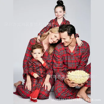 Family Christmas Pajamas Red Plaid Home Wear Mommy and Me Clothes Father Son Shirts +pants Parent Child Kids Baby Pyjamas SU1093
Family Christmas Pajamas Red Plaid Home Wear Mommy and Me Clothes Father Son Shirts +pants Parent Child Kids Baby Pyjamas SU1093