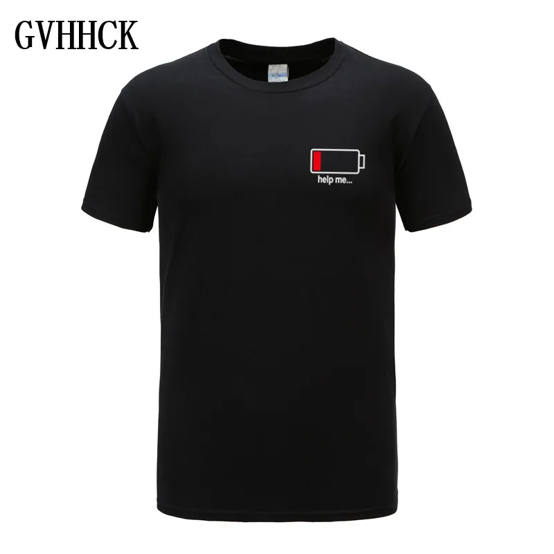 2018 New fashion Battery Personality Design t-shirts Men's summer cotton short sleeve tshirt homme clothing top tee geek shirt
2018 New fashion Battery Personality Design t-shirts Men's summer cotton short sleeve tshirt homme clothing top tee geek shirt