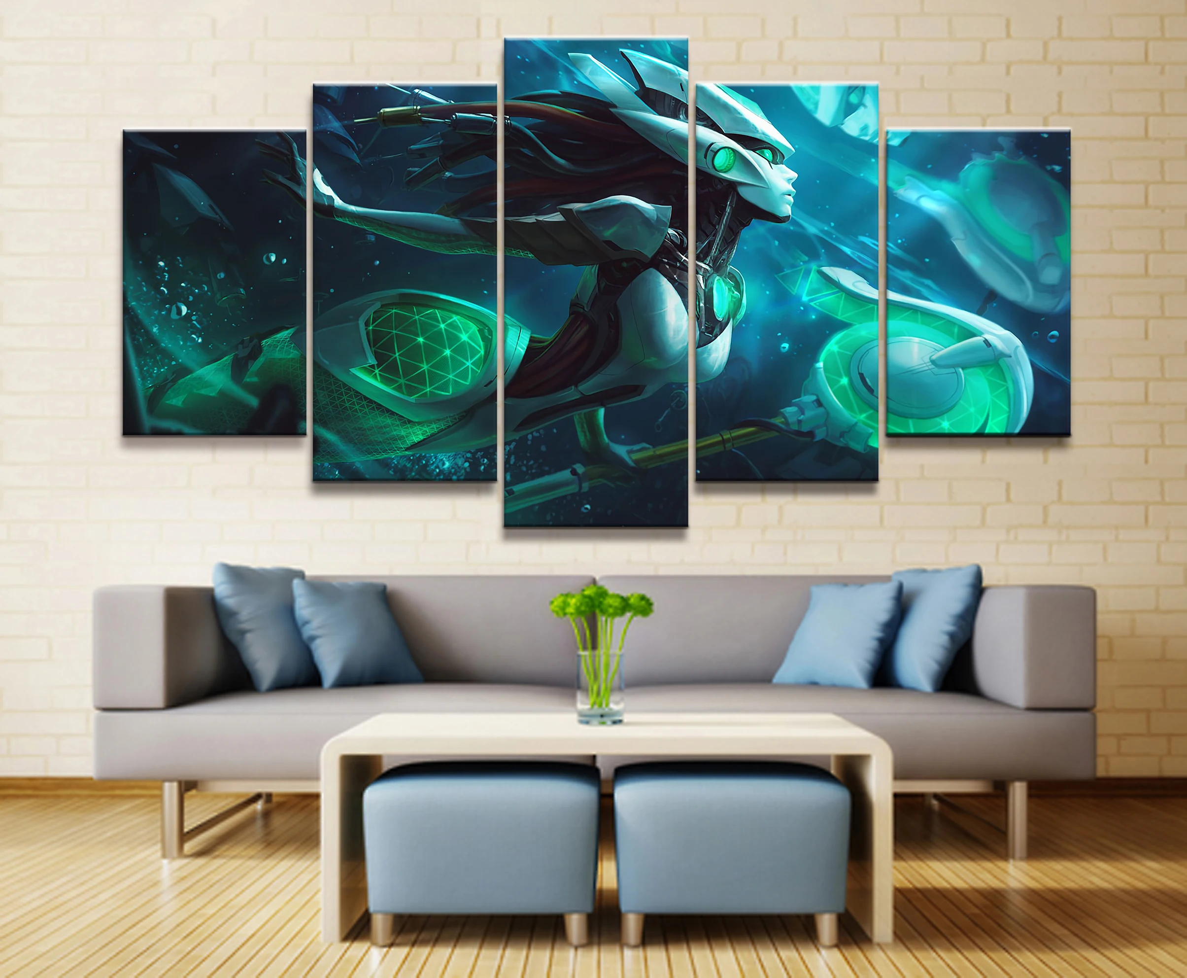 5 Panel Nami LOL League of Legends Game Canvas Printed Painting For Living Room Wall Art Decor HD Picture Artworks Poster
5 Panel Nami LOL League of Legends Game Canvas Printed Painting For Living Room Wall Art Decor HD Picture Artworks Poster