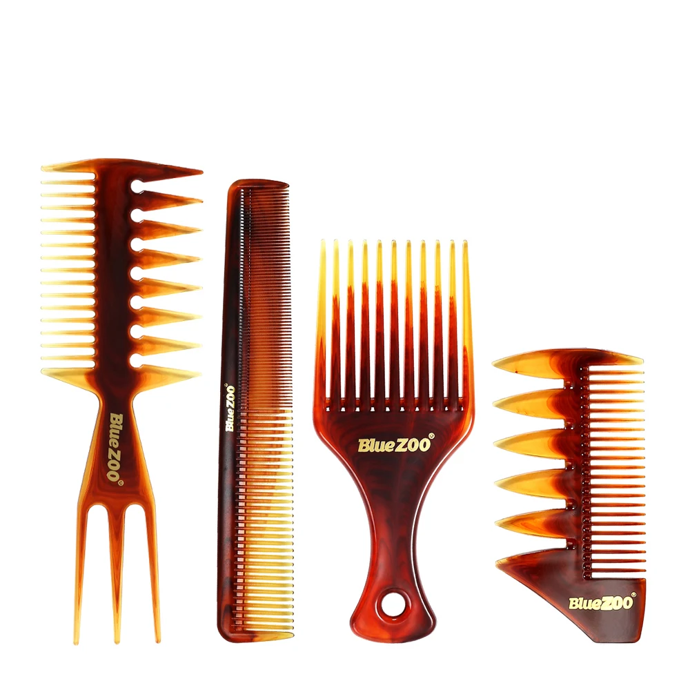 BlueZOO 4PCS Comb Set for Men Hair Styling Tool Heat-resistant Large Comb For Amber Professional Hair Brush Comb Salon Barber
BlueZOO 4PCS Comb Set for Men Hair Styling Tool Heat-resistant Large Comb For Amber Professional Hair Brush Comb Salon Barber