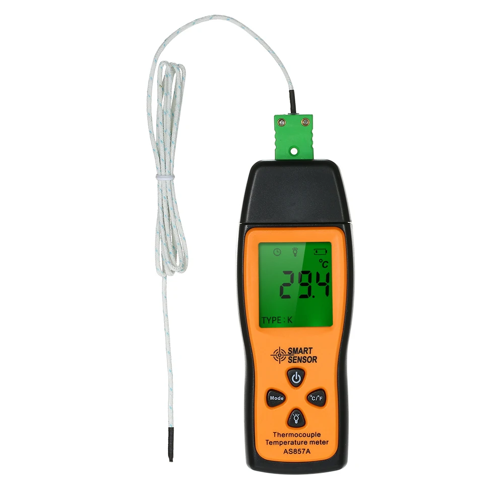 K Type AS857A Digital Thermometer tester temperature meter Thermocouple Needle Probe -200C to700C For Lab Factory
K Type AS857A Digital Thermometer tester temperature meter Thermocouple Needle Probe -200C to700C For Lab Factory