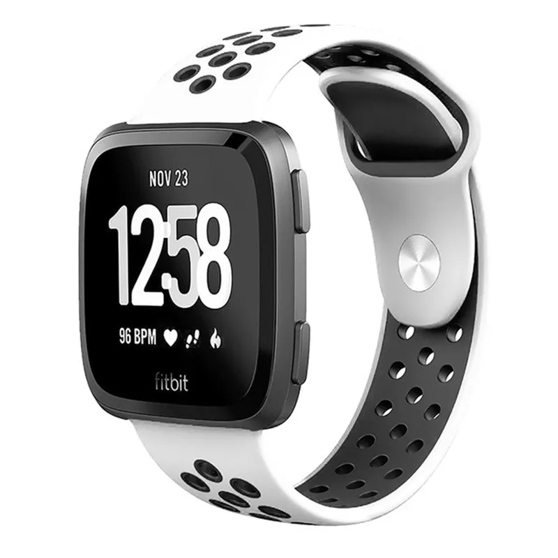 Colorful Soft Silicone For Fitbit Versa Sports Smart Bracelet Replacement Watchband Black White Rubber Breathable Watch Straps
Colorful Soft Silicone For Fitbit Versa Sports Smart Bracelet Replacement Watchband Black White Rubber Breathable Watch Straps
