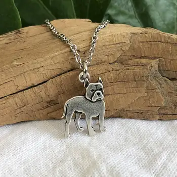 Wholesale vintage Pitbull Dog Pendant necklace for women Pit Bull Dog with Cropped Ears trendy Pet necklace Gift for Friend
Wholesale vintage Pitbull Dog Pendant necklace for women Pit Bull Dog with Cropped Ears trendy Pet necklace Gift for Friend