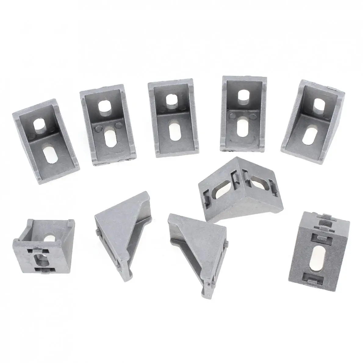New 10Pcs 3030 System Aluminium Angle Code Nut Hole Support T-slot 2835 Triangular Frame for Connecting The Flow Profile
New 10Pcs 3030 System Aluminium Angle Code Nut Hole Support T-slot 2835 Triangular Frame for Connecting The Flow Profile