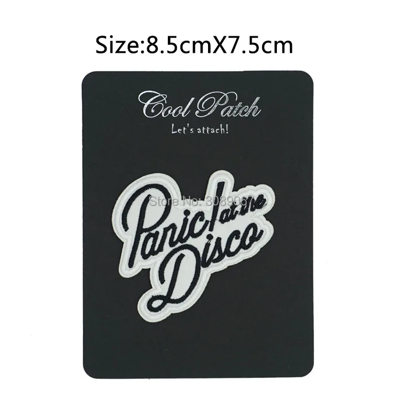 3.5" PANIC AT THE DISCO Heavy Metal Music PUNK Rock Band LOGO Embroidered IRON ON Patch Applique Cap Hat
3.5" PANIC AT THE DISCO Heavy Metal Music PUNK Rock Band LOGO Embroidered IRON ON Patch Applique Cap Hat