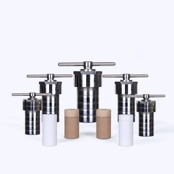 ZOIBKD 50ml-500ml Hot Selling Small Capacity Teflon Lined Hydrothermal Synthesis Autoclave Reactor PTFE Lined Vessel
ZOIBKD 50ml-500ml Hot Selling Small Capacity Teflon Lined Hydrothermal Synthesis Autoclave Reactor PTFE Lined Vessel